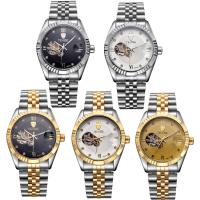 TEVISE® Watch Collection
, Nerez, s Sklo, á, 30M vodotěsné & kmenových navíječ & pro muže, více barev na výběr, 38x38x13mm, Délka Cca 9.4 inch, Prodáno By PC