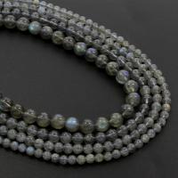 Natural Labradorite Beads, Round, different size for choice, Grade A, Hole:Approx 1mm, Sold Per 15.5 Inch Strand
