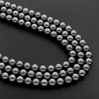 Gemstone Jewelry Beads, Terahertz Stone, Round, different size for choice, Hole:Approx 1mm, Sold Per 15.5 Inch Strand