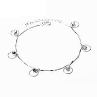 925 Sterling Silver Bracelet with 1.3inch extender chain platinum plated bar chain & for woman nickel lead & cadmium free Sold Per Approx 6.5 Inch Strand