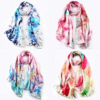 Real Silk halsduk och sjal, olika mönster för val & för kvinna, 175x52cm, Säljs av Strand
