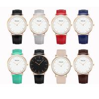PU Leather, with Tibetan Style dial & Glass & Stainless Steel, plated, Unisex & adjustable, more colors for choice, nickel, lead & cadmium free, 40x6mm, Length:Approx 9 Inch, Sold By PC