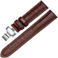Horloge banden, PU, met Roestvrij staal, verschillende grootte voor keus, meer kleuren voor de keuze, Verkocht door PC