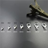Zinc Alloy Lobster Clasp plated lead & cadmium free Approx 1-3mm Sold By Bag
