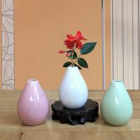 Porcelain Vase, Corrosion-Resistant, more colors for choice, 55x55x75mm, Sold By PC