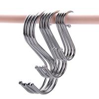 Stainless Steel S-shape Hook, different size for choice, original color, Sold By PC
