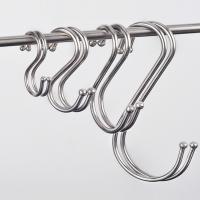 acciaio inox Uncino a forma di S, stile di imballaggio differente per la scelta & formato differente per scelta, colore originale, Venduto da PC