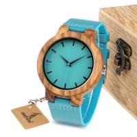 PU Leather, with Glass & Wood & Stainless Steel, Life water resistant & Unisex & adjustable, original color, 45mm, 23mm, Length:Approx 9 Inch, Sold By PC