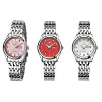 WWOOR® Watch Collection, Stainless Steel, with Titanium Alloy & Glass & Tibetan Style, plated, Life water resistant & for woman & with rhinestone, more colors for choice, 29x11mm, Length:Approx 8 Inch, Sold By PC