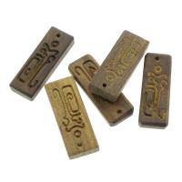 Wood Beads, Rectangle, 13x35x5mm, Hole:Approx 2mm, 100PCs/Bag, Sold By Bag
