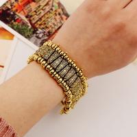 Zinc Alloy Bracelet with 5cm extender chain plated Unisex lead & cadmium free 180mm Sold Per Approx 7 Inch Strand