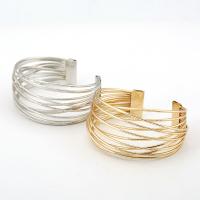 Iron Cuff Bangle plated for woman lead & cadmium free 35mm Inner Approx 65mm Length Approx 7.5 Inch Sold By PC
