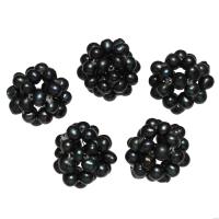 Bal Cluster Gekweekte Pearl Beads, Zoetwater Parel, Ronde, 15-20mm, Verkocht door PC