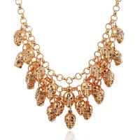 Cink Alloy nakit ogrlice, s 5cm Produžetak lanac, zlatna boja pozlaćen, za žene, dovesti i kadmija besplatno, 450mm, Prodano Per Približno 17.5 inčni Strand