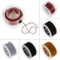 Elastic Thread Cord, with plastic spool, different size for choice, more colors for choice, nickel, lead & cadmium free, Sold By Spool