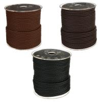 Cowhide Cord, with plastic spool, Paint Edge, more colors for choice, 3mm, 50m/Spool, Sold By Spool
