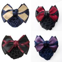 Mixed Hair Accessories, Polyester, with Iron, for woman, more colors for choice, 115x80mm, Sold By PC