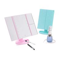 Plastic Cosmetic Mirror ABS Plastic with Glass Rectangle with USB interface & LED Sold By PC