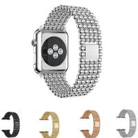 acier inoxydable bracelet de montre, Placage, normes différentes pour le choix, plus de couleurs à choisir, Longueur:Environ 6.5-8 pouce, Vendu par PC