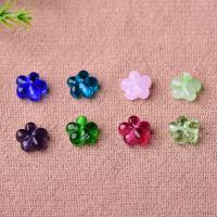 Lampwork Beads, Flower, handmade, Random Color, 14x5mm, Hole:Approx 1mm, Sold By PC