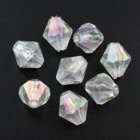 Acrylic Beads, 10x11mm, Hole:Approx 1mm, Approx 1370PCs/Bag, Sold By Bag