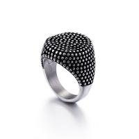 Titanium Steel Finger Ring, different size for choice & for man & enamel, 5mm, Hole:Approx 6mm, Sold By PC