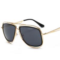 Fashion Sunglasses Zinc Alloy with PC plastic lens gold color plated anti ultraviolet & for woman lead & cadmium free Sold By PC