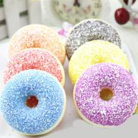 Relieve Stress Squishy Toys, PU Leather, Bread, mixed colors, 70x25mm, 5PCs/Bag, Sold By Bag