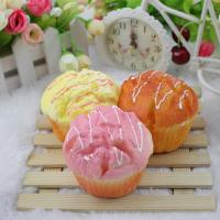 Relieve Stress Squishy Toys PU Leather Bread mixed colors Sold By Bag