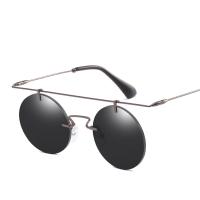 Zinklegierung Sonnenbrille, mit PC Kunststofflinse, plattiert, ultraviolette Anti & unisex, keine, frei von Blei & Kadmium, 132x48x128mm, verkauft von PC