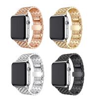 Watch Bands, Stainless Steel, plated, for apple watch & Unisex & different size for choice, more colors for choice, Length:Approx 9 Inch, Sold By PC