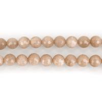Perles Pierre de lune, Rond, normes différentes pour le choix & facettes, Trou:Environ 1mm, Vendu par Environ 15 pouce brin