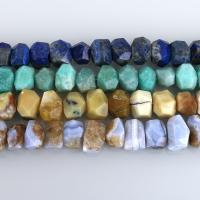 Mixed Gemstone Beads, irregular, different materials for choice & faceted, 9-15x15-21x12-15mm, Hole:Approx 2mm, Approx 28-31PCs/Strand, Sold Per Approx 15-15.5 Inch Strand