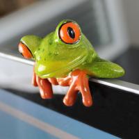 Fashion Decoration Resin Frog Sold By PC
