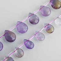 Ametrine Beads, Teardrop, different size for choice, Sold By Strand