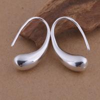 Brass Drop Earring real silver plated for woman lead & cadmium free Sold By Pair