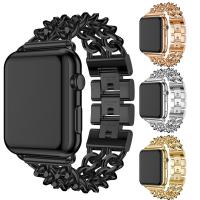 нержавеющая сталь ремешок для часов, Другое покрытие, для Apple Watch & для яблоко часы & разный размер для выбора, Много цветов для выбора, длина:Приблизительно 9 дюймовый, продается PC