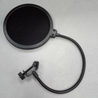 Microphone Pop Screen Plastic with Soft PVC nickel lead & cadmium free black Length Adjustable 155mm Sold By PC