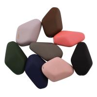 Acryl Perle, gummierte, gemischte Farben, 40x28x15mm, Bohrung:ca. 1.5mm, ca. 53PCs/Tasche, verkauft von Tasche