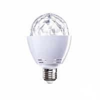 Plastic LED Bulb Light, 7 LED mood light, white, 80x135mm, Sold By PC