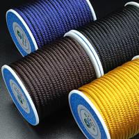 Nylon Cord, with plastic spool, more colors for choice, 3.50mm, Approx 17m/Spool, Sold By Spool