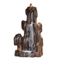 Backflow Incense Burner, Purple Clay, different styles for choice, 130x80x215mm, 170x80x165mm, Sold By PC