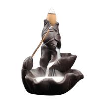 Backflow Incense Burner, Porcelain, handmade, 100x75x100mm, Sold By PC