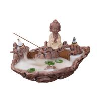 Backflow Incense Burner, Porcelain, handmade, different styles for choice, 255x150x160mm, Sold By PC
