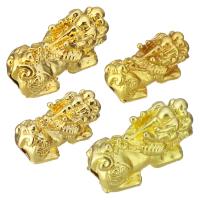 Brass Jewelry Beads Fabulous Wild Beast plated Sold By Lot
