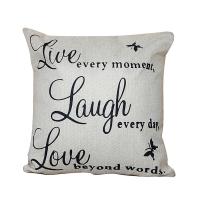 Cushion Cover Linen Cotton Square printing Sold By PC