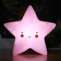 Night Lights, ABS Plastic, Star, button switch & with LED light, more colors for choice, 140x50x135mm, Sold By PC