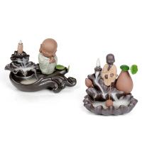 Backflow Incense Burner, Purple Clay, different styles for choice, Sold By PC