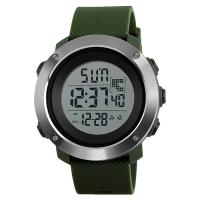 SKmei® Unisex Smykker Watch, Silicone, med plast dial & Stainless Steel, forgyldt, 50M vandtæt & justerbar & forskellig størrelse for valg & LED, flere farver til valg, Solgt af PC