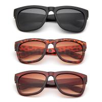 Fashion zonnebril, PC Plastic, met Acryl, uniseks, meer kleuren voor de keuze, 143x134x54mm, Verkocht door PC